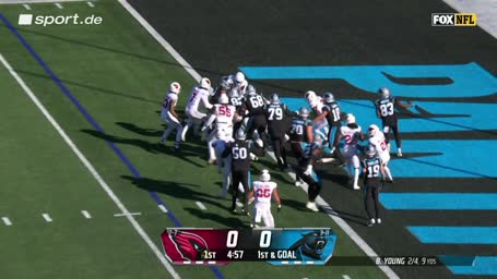 Hubbard stürmt zum ersten Panthers-TD