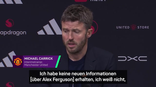 Carrick zu Ferguson: "Nachricht hat mich mitgenommen"