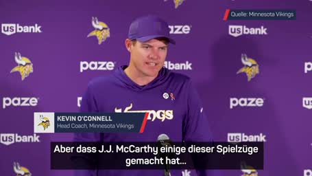 O'Connells Halbzeitansage führt zu Vikings-Comeback