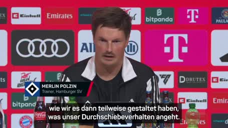 Polzin mit erster Halbzeit "nicht einverstanden"