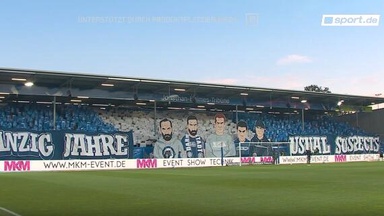 Darmstadt-Fans beeindrucken mit Choreo