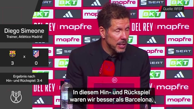 Simeone: Atlético "dazu bestimmt, zu leiden" Simeone: Atlético "dazu bestimmt, zu leiden"