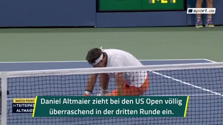 Highlights: Altmaier haut Top-Star bei US Open raus