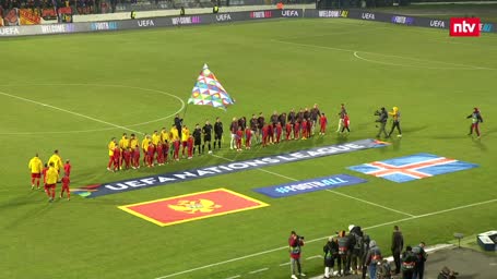 Highlights: Montenegro bleibt auch gegen Island sieglos