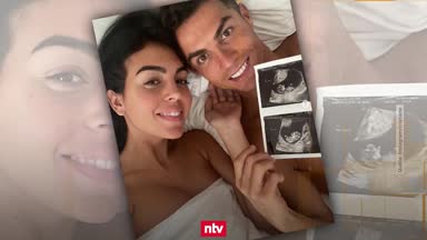 Cristiano Ronaldo im Baby-Glück