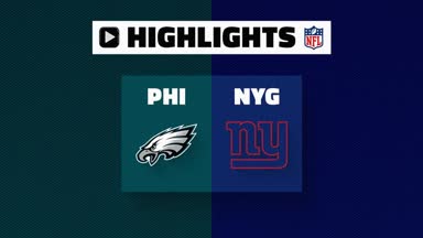 NFL Highlights: Eagles @ Giants