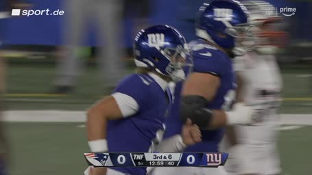 Blitz-Touchdown von Dart