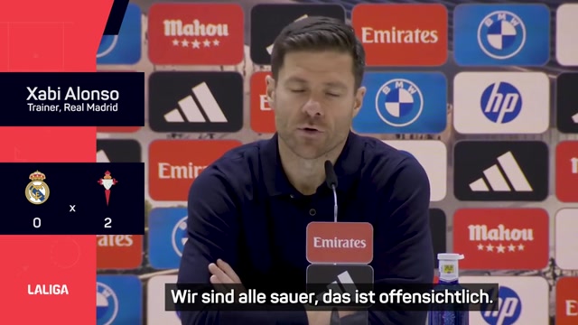 Alonso nach 0:2 gegen Vigo: "Wir sind sauer" Alonso nach 0:2 gegen Vigo: "Wir sind sauer"