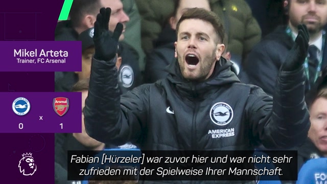 Arteta wehrt sich gegen scharfe Hürzeler-Kritik