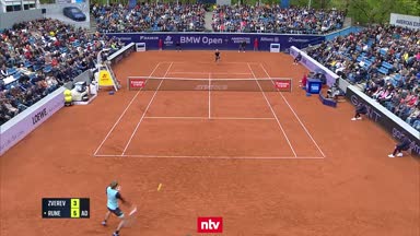 Zverev lässt sich in München vermöbeln