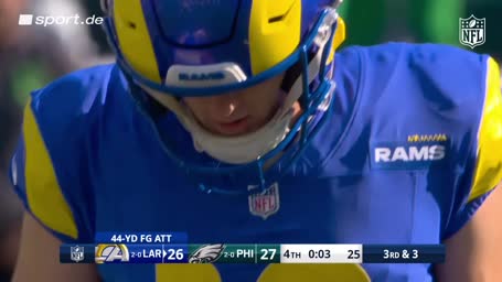 Eagles blocken Field Goal und scoren selbst