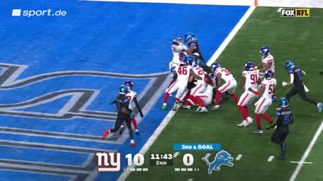 St. Brown bringt die Lions zurück ins Spiel