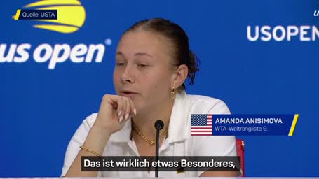 Anisimova freut sich auf Sabalenka