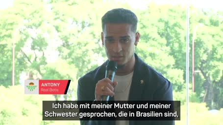 Antony kämpft mit Tränen: "Weiß, wie schwer es war"