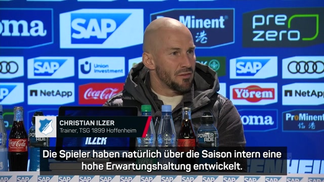 "Hohe Erwartungshaltung": Ilzer hadert nach TSG-Pleite