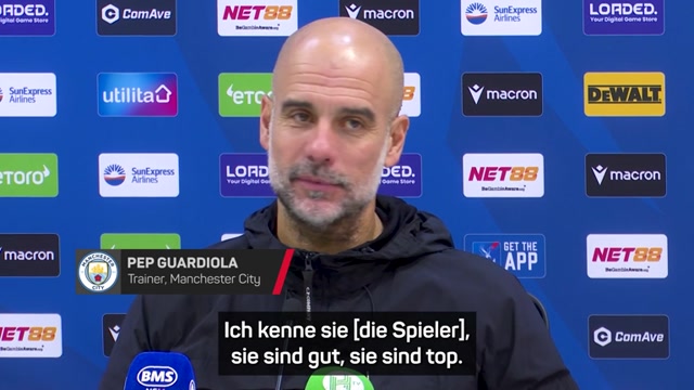 Guardiola: "Gegen Leverkusen hat eine Vaterfigur gefehlt"
