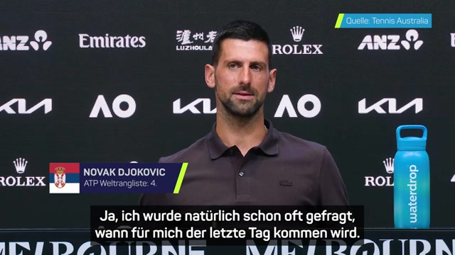 Djokovic: "Bin immer noch die Nummer 4 der Welt"