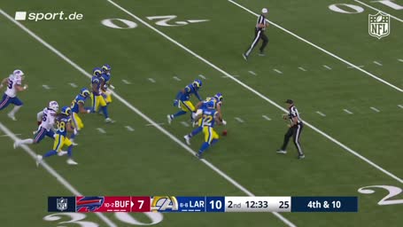 Punt geblockt! Touchdown für Rams