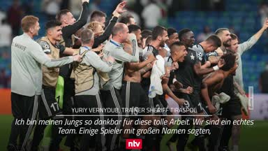 Sheriff-Coach über die Sensation gegen Real