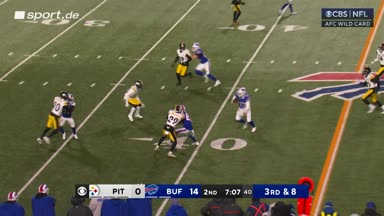 52-Yard-Touchdown! Allen läuft allen davon