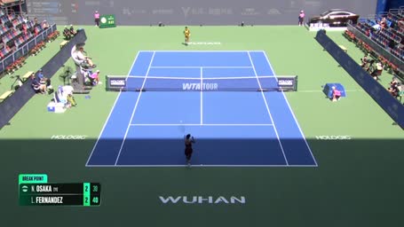 Highlights: Osaka kämpft sich gegen Fernandez zurück
