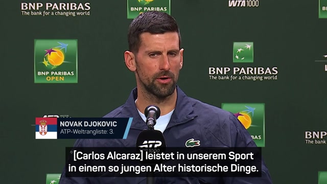 Djoković: Alcaraz "möchte auf der Welle surfen"