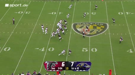 Ravens-QB feuert 56-Yard-Bombe zum Touchdown