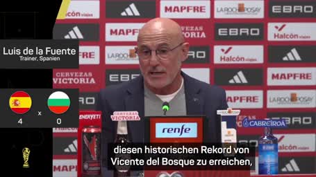 De la Fuente feiert Del-Bosque-Rekord