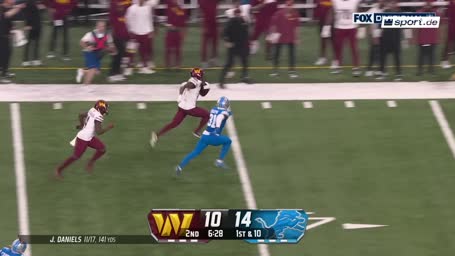 NFL-Countdown: McLaurin lässt die Lions alt aussehen