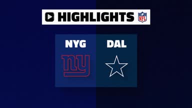 NFL Highlights: Giants @ Cowboys