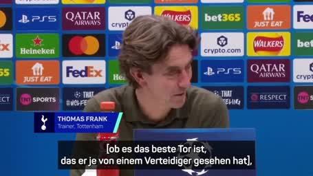 Tottenham-Coach feiert Micky van de Ven Tottenham-Coach feiert Micky van de Ven