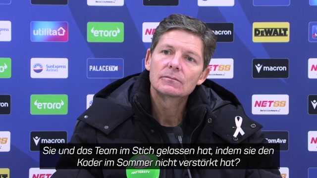 Glasner kritisiert Bosse: "Mehr Rückendeckung gewünscht"