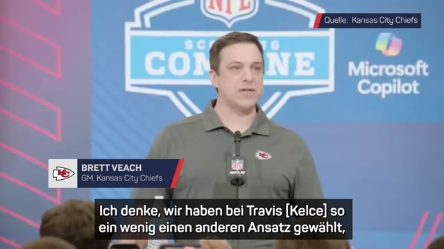 Veach liefert Kelce-Update: "Anderer Ansatz" Veach liefert Kelce-Update: "Anderer Ansatz"