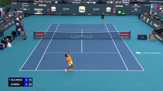 Highlights: Alcaraz patzt gegen Korda