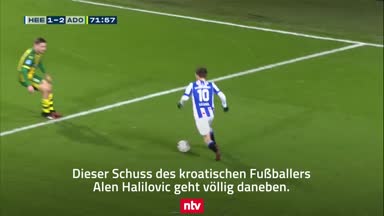 Ex-HSV-Star Halilovic mit kuriosem Fehlschuss