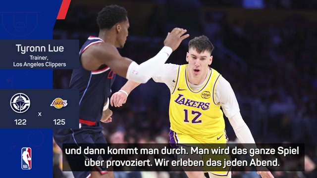 Lue wegen Provokationen: "Muss durchhalten"