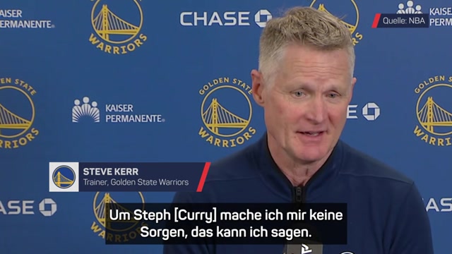 Kerr sorgt sich nicht um Curry-Comeback