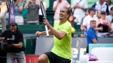 So schön jubelt Zverev in Halle