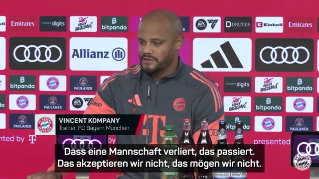 Kompany zu Arsenal: "Akzeptieren und mögen wir nicht"