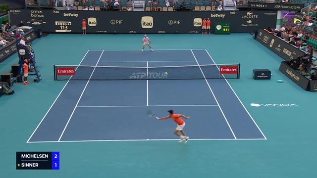 Highlights: Sinner erkämpft sich Sieg