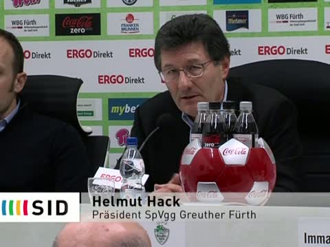 Fürth-Präsident Hack: Büskens-Trennung berührt alle im Verein