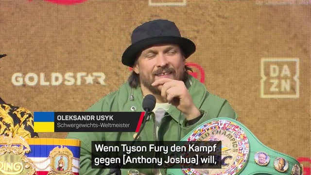 Fury vs AJ: So tippt Usyk