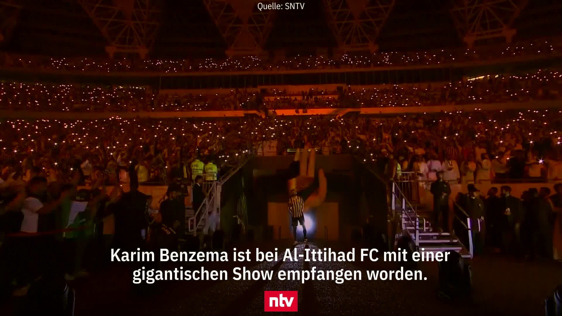 Rauschender Empfang für Karim Benzema