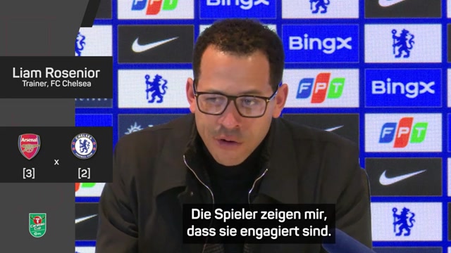 Rosenior: "Arsenal ist der klare Favorit" Rosenior: "Arsenal ist der klare Favorit"