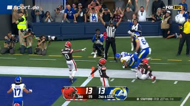 Robinson fängt Rams-Touchdown zur späten Führung