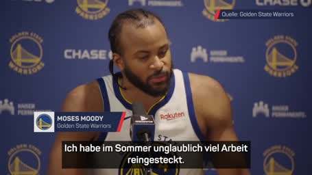 Warriors-Guard Moody: Erste Acht-Dreier-Show Warriors-Guard Moody: Erste Acht-Dreier-Show
