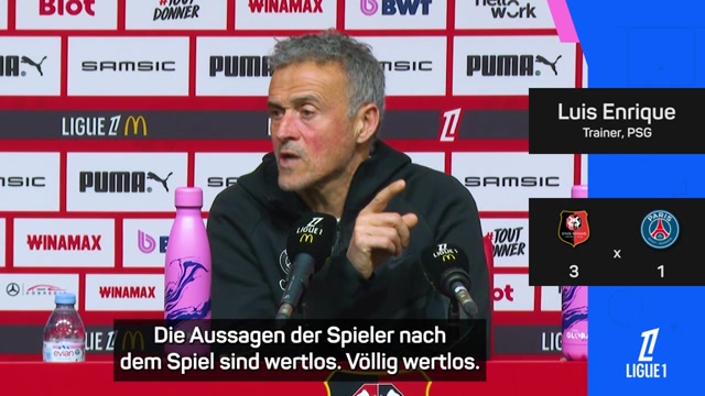 Enrique kontert Dembélé