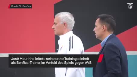 Mourinho legt bei Benfica los