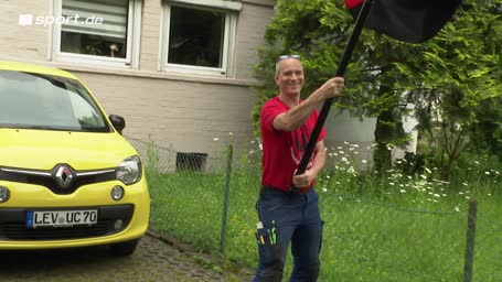 Bayer-Fans machen Stimmung für das Double