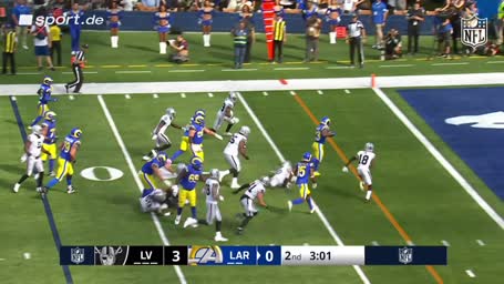 Kyren Williams findet die Endzone